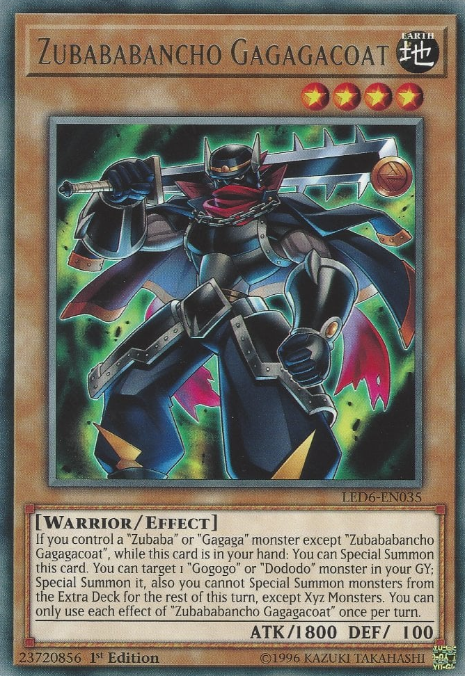 Zubababancho Gagagacoat - Yugipedia - Yu-Gi-Oh! wiki