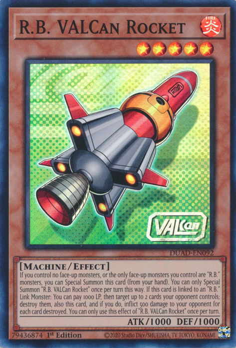 R.B. VALCan Rocket - Yugipedia