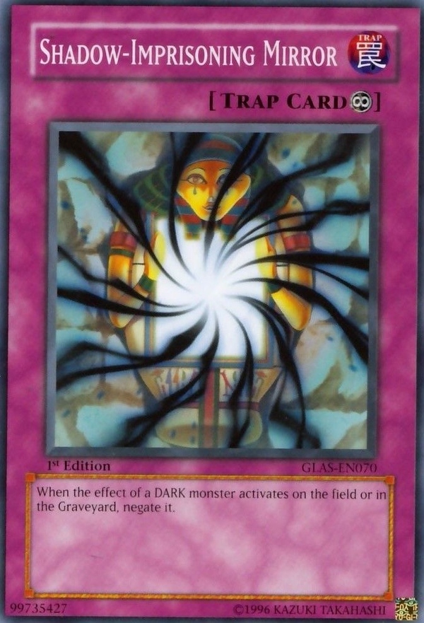 Card ErrataShadowImprisoning Mirror Yugipedia YuGiOh! wiki
