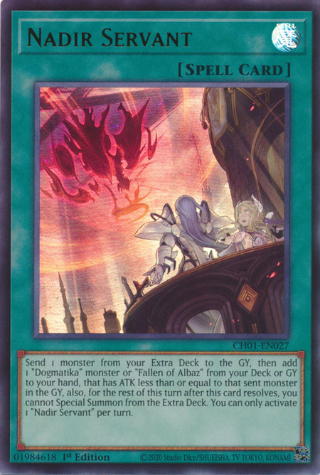 Nadir Servant – MP21-EN135 – Ultra Rare Yu-Gi-Oh! Karte – 1. Auflage