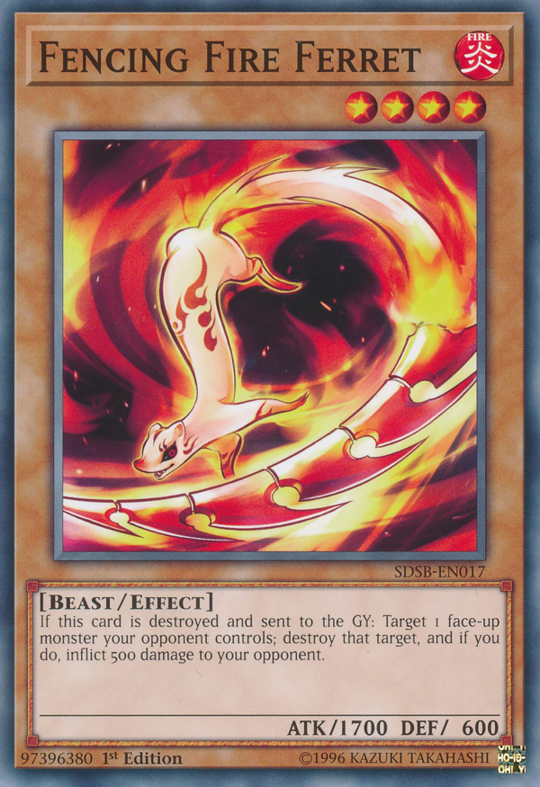 Fencing Fire Ferret Yugipedia YuGiOh! wiki