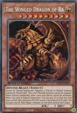 winged dragon of ra original