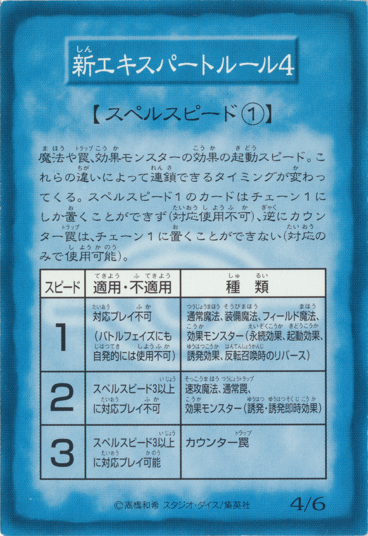 Spell Speed ① - Yugipedia