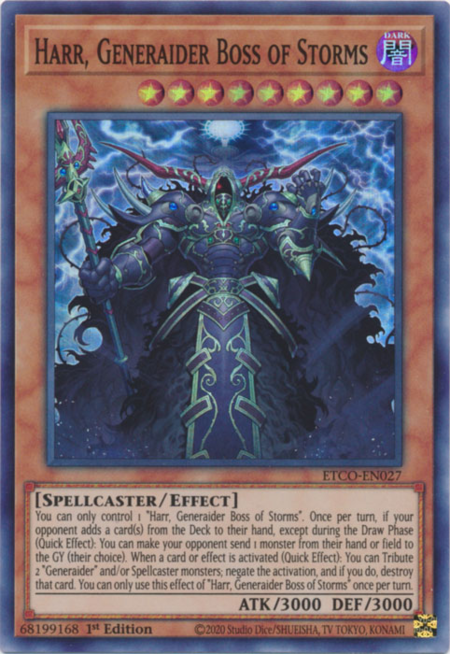 Harr, Generaider Boss of Storms - Yugipedia - Yu-Gi-Oh! wiki