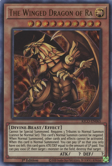 The Winged Dragon of Ra - Yugipedia