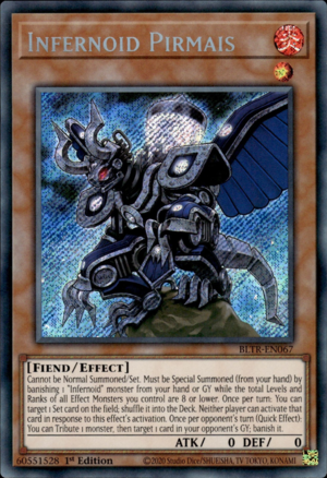 Card Errata:Infernoid Pirmais - Yugipedia image.