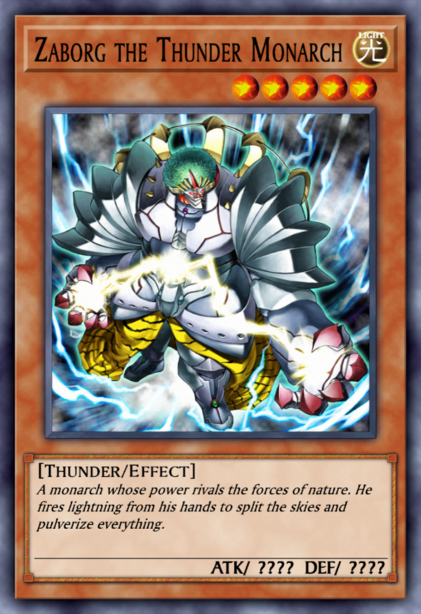 Zaborg the Thunder Monarch (Cross Duel) - Yugipedia