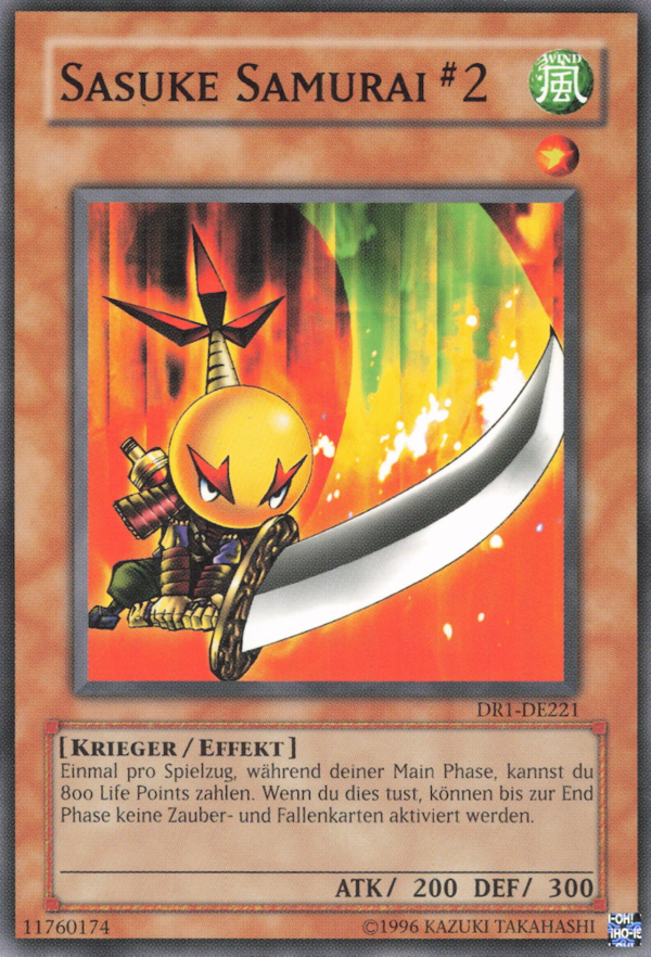 Card Errata:Sasuke Samurai 2 - Yugipedia