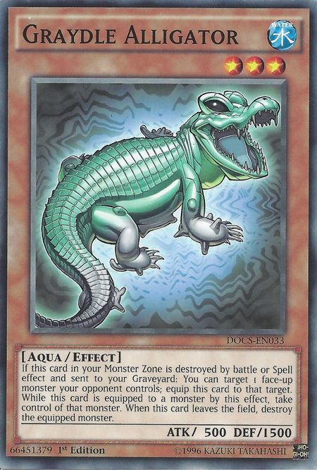 Graydle Alligator - Yugipedia - Yu-Gi-Oh! wiki