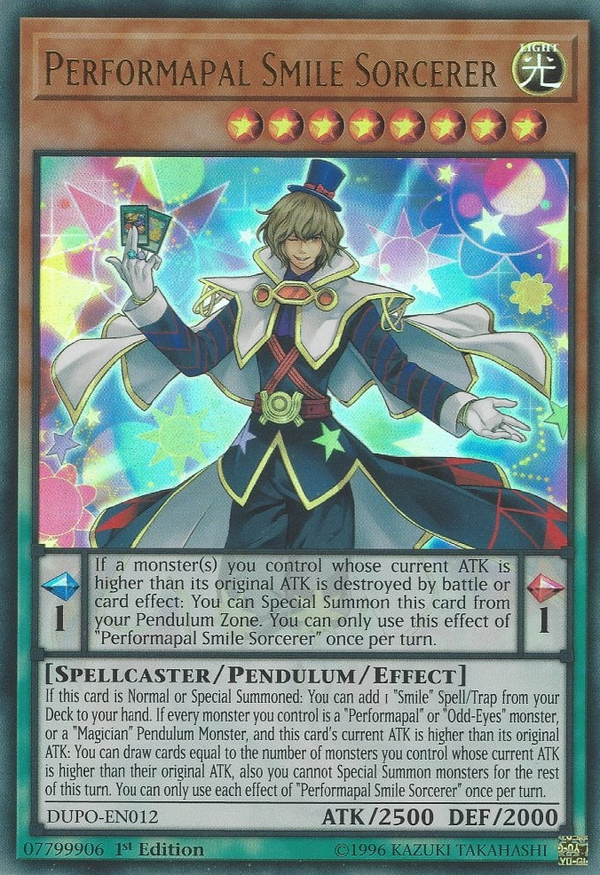 Performapal Smile Sorcerer Yugipedia YuGiOh! wiki