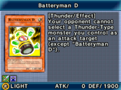 Batteryman D (World Championship 2008) - Yugipedia