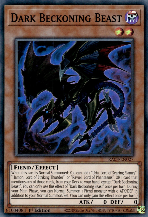 Dark Beckoning Beast - Yugipedia