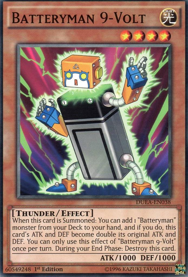 Batteryman 9-Volt - Yugipedia - Yu-Gi-Oh! wiki